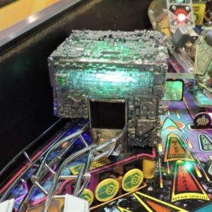 Star Trek:The Next Generation STTNG -Small BORG CUBE Handcrafted Acrylic Resin HQ Mod
