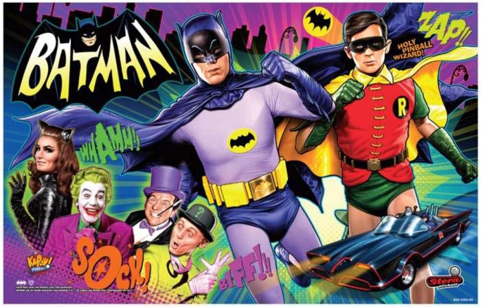 Batman 66 Pinball Products