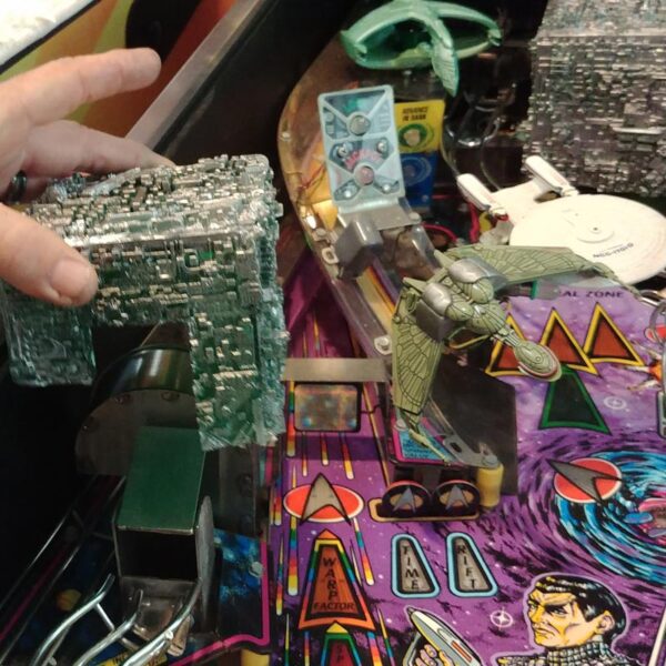 Star Trek:The Next Generation STTNG -Small BORG CUBE Handcrafted Acrylic Resin HQ Mod - Image 3