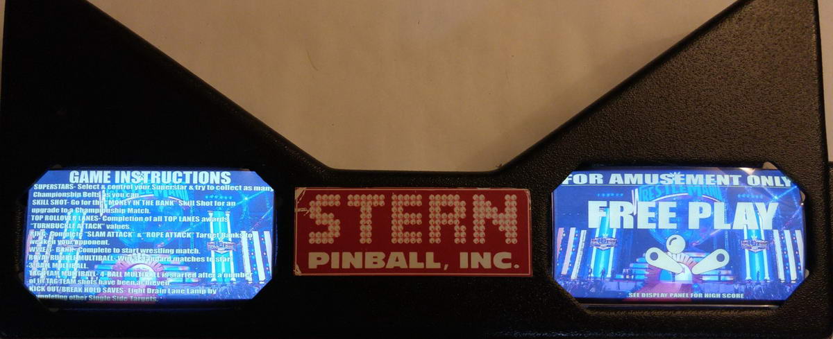 WWE WrestleMania Glowing Instruction Card Kit- EL Panel mod - Image 7