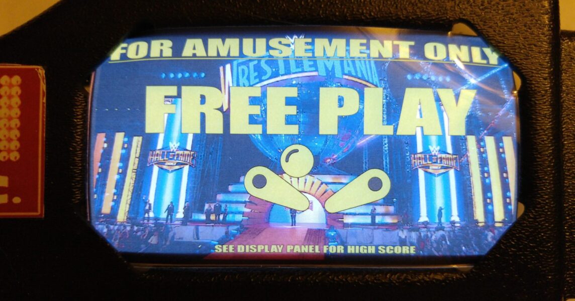 WWE WrestleMania Glowing Instruction Card Kit- EL Panel mod - Image 6