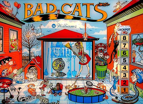 Bad Cats Pinball Products