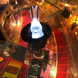 Theatre Of Magic TOM Pinball Machine SPINNING RABBIT IN HAT LED Mod