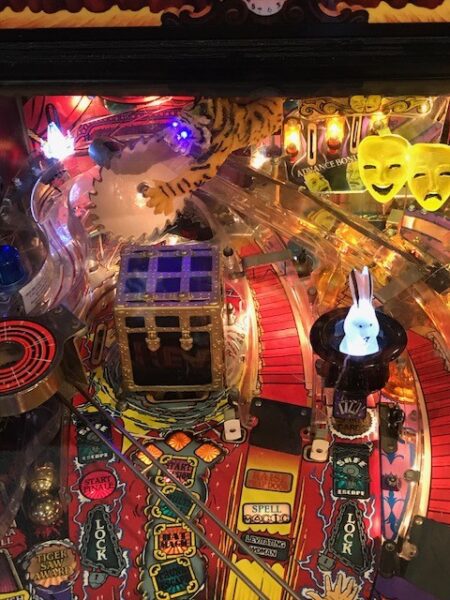 Theatre Of Magic TOM Pinball Machine SPINNING RABBIT IN HAT LED Mod - Image 4
