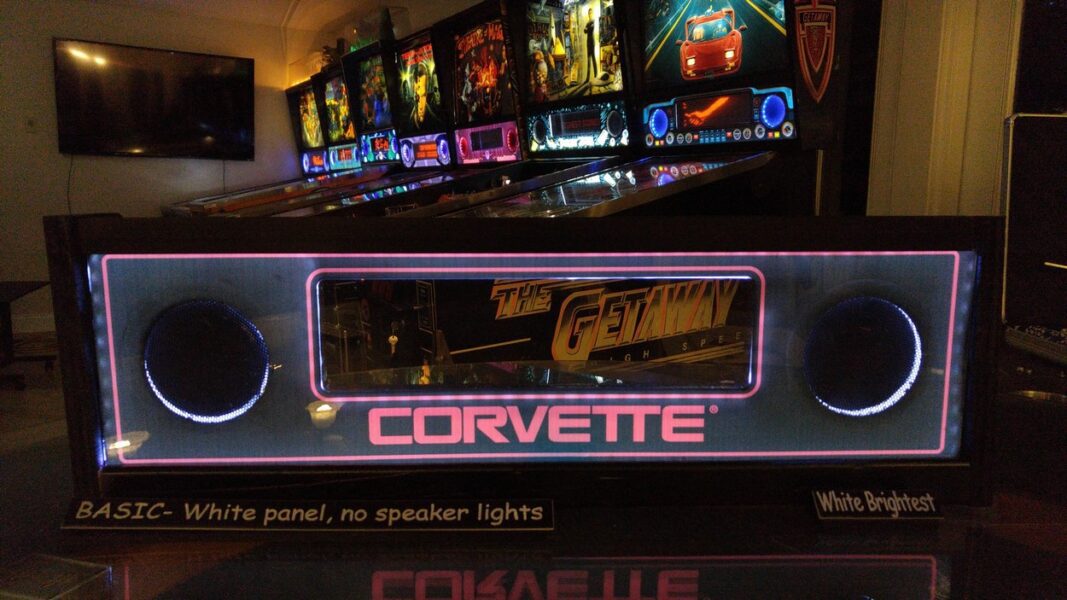 Corvette Basic Lighted Speaker Panel (White Only)