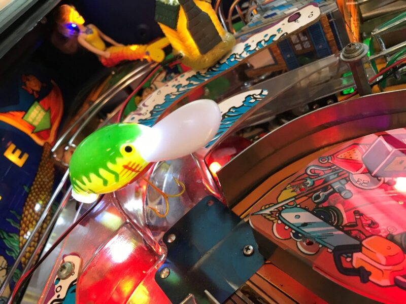 Fish Tales FT Pinball Machine GREEN ORANGE YELLOW SPOON LURE LED Mod