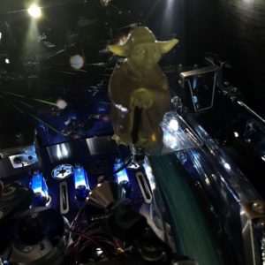 Star Wars SW Pinball Machine YODA LED mod Stern
