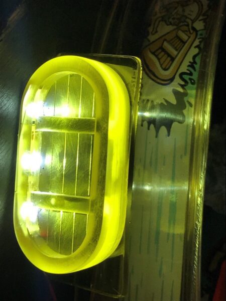 White Water WW Pinball Machine yellow glowing RAFT LED mod - Image 5