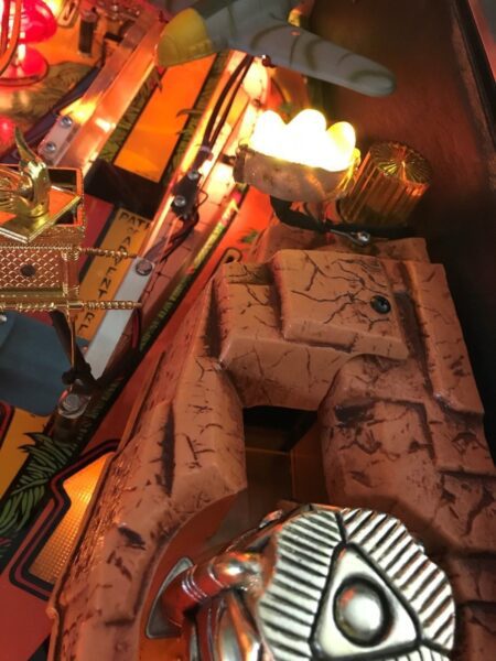 Indiana Jones IJ Pinball Machine 3 golden STONES LED Mod - Image 4