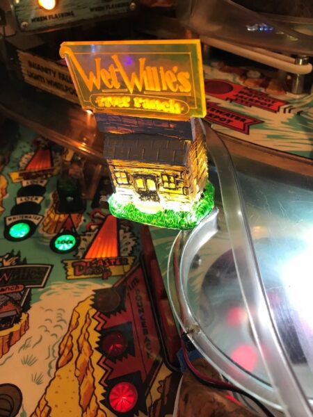 White Water WW Wet Willie's RIVER RANCH CABIN W/glowing SIGN LED mod - Image 3