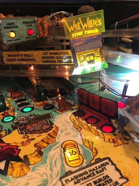 White Water WW Wet Willie's RIVER RANCH CABIN W/glowing SIGN LED mod - Image 5