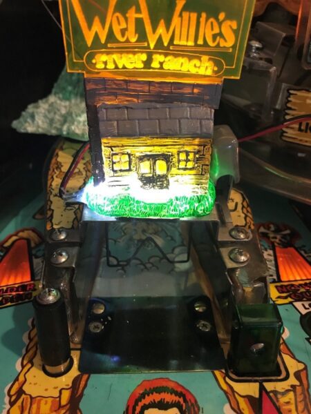 White Water WW Wet Willie's RIVER RANCH CABIN W/glowing SIGN LED mod - Image 8