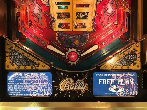 Theatre of Magic Pinball EL Panel