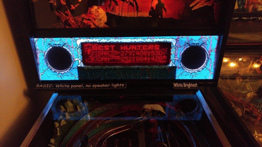 Bram Stokers Dracula BSD - Lighted Pinball LED Speaker Panel - BASIC