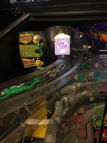 Creature From the Black Lagoon CFTBL Pinball Machine Butter POPCORN LED mod