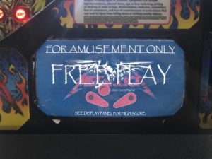 Metallica Pinball EL Panel