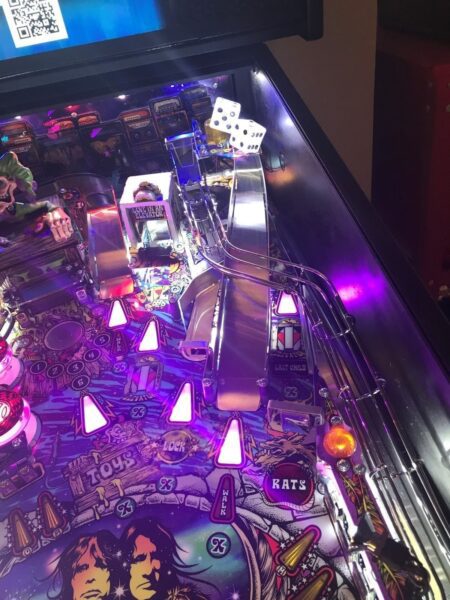 Aerosmith AS Pinball Machine white connected DICE LED Mod stern - Image 3