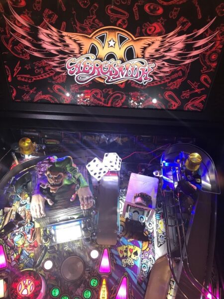 Aerosmith AS Pinball Machine white connected DICE LED Mod stern - Image 5