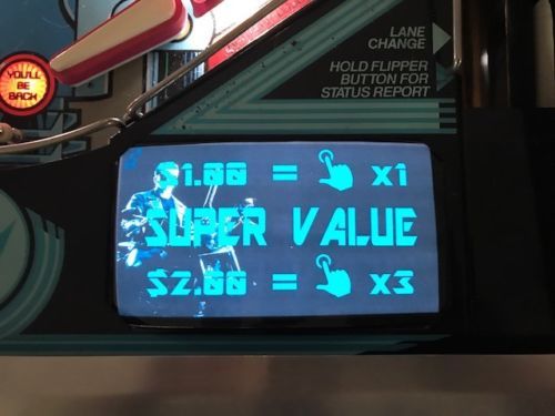 Terminator 2 Pinball EL Panel