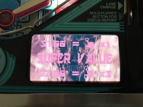 Terminator 2 Pinball EL Panel
