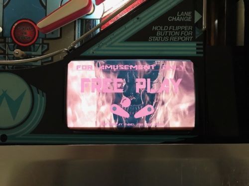 Terminator 2 Pinball EL Panel