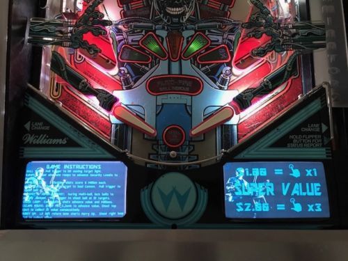 Terminator 2 Pinball EL Panel