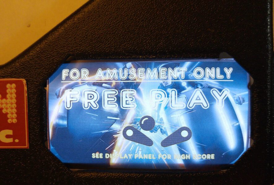 Tron Pinball EL Panel