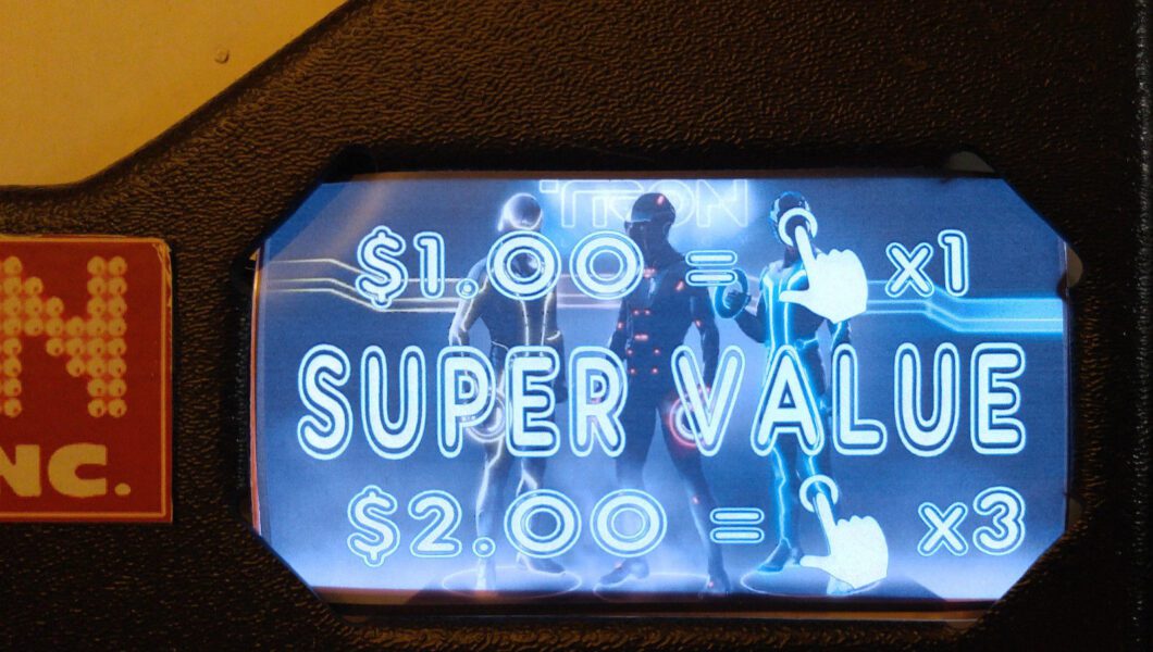Tron Pinball EL Panel