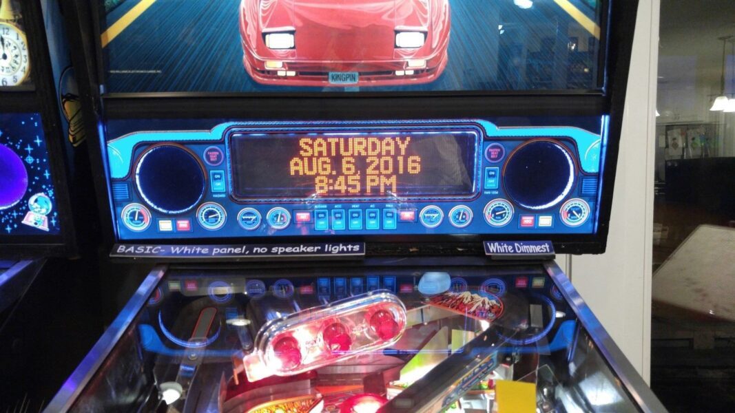 The Getaway High Speed 2 HS2 - Lighted Pinball LED Speaker Panel - BASIC (White Only)