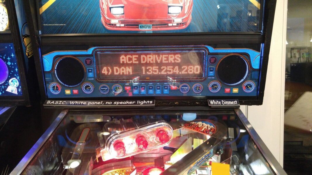 The Getaway High Speed 2 HS2 - Lighted Pinball LED Speaker Panel - BASIC (White Only) - Image 3