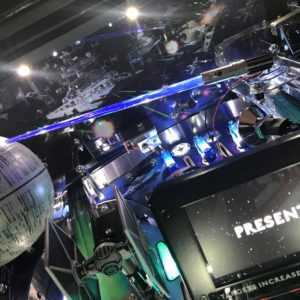 Star Wars SW Pinball Machine BLUE GLOWING LIGHT SABER LED mod Stern
