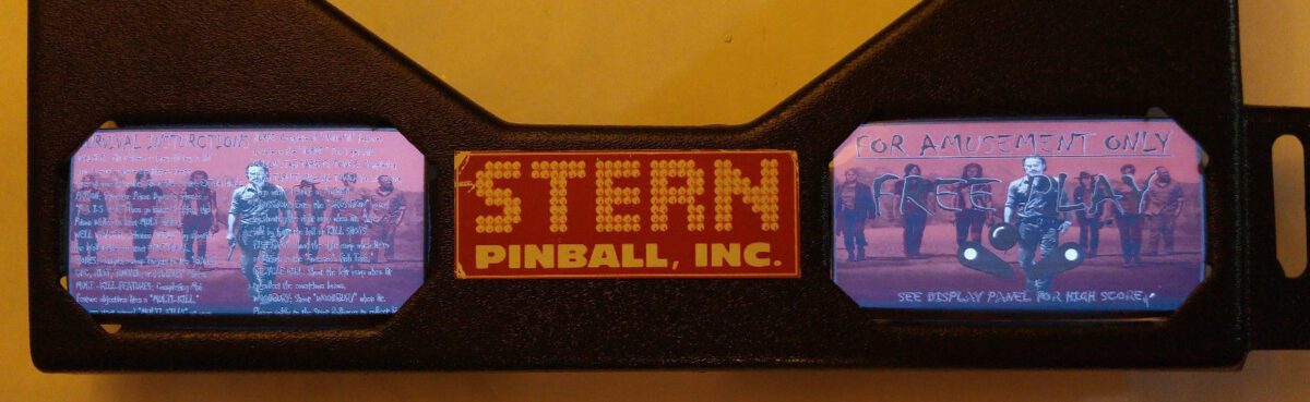 Walking Dead Pinball EL Panel