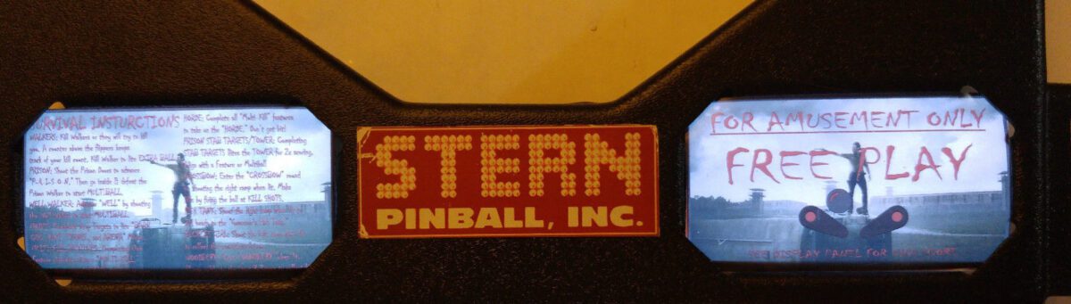 Walking Dead Pinball EL Panel