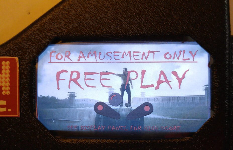 Walking Dead Pinball EL Panel