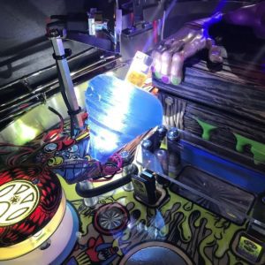 Aerosmith AS Pinball Machine ocean blue spinner TOP LED Mod Stern