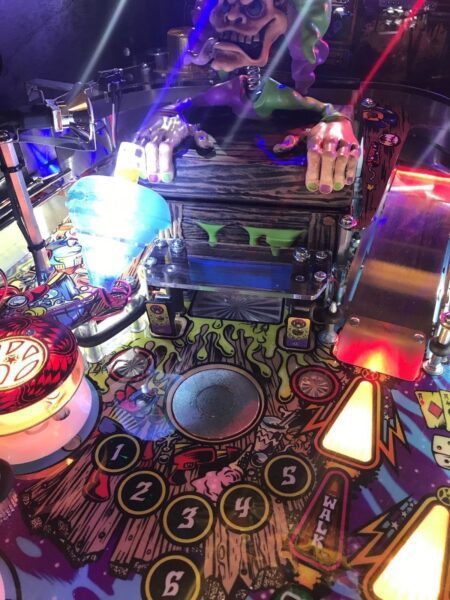 Aerosmith AS Pinball Machine ocean blue spinner TOP LED Mod Stern - Image 3