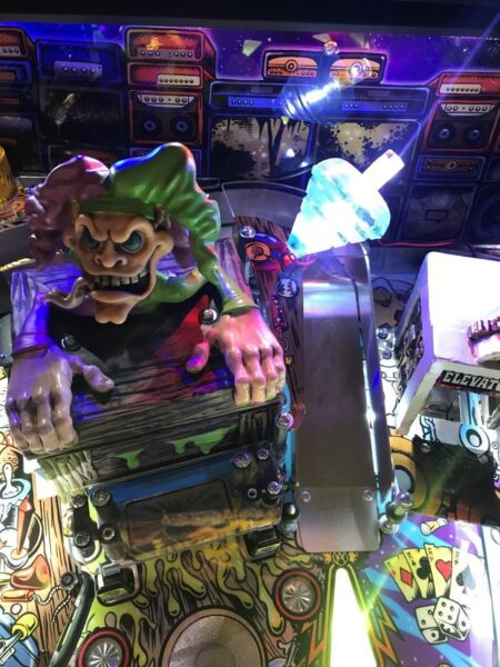 Aerosmith AS Pinball Machine ocean blue spinner TOP LED Mod Stern - Image 6