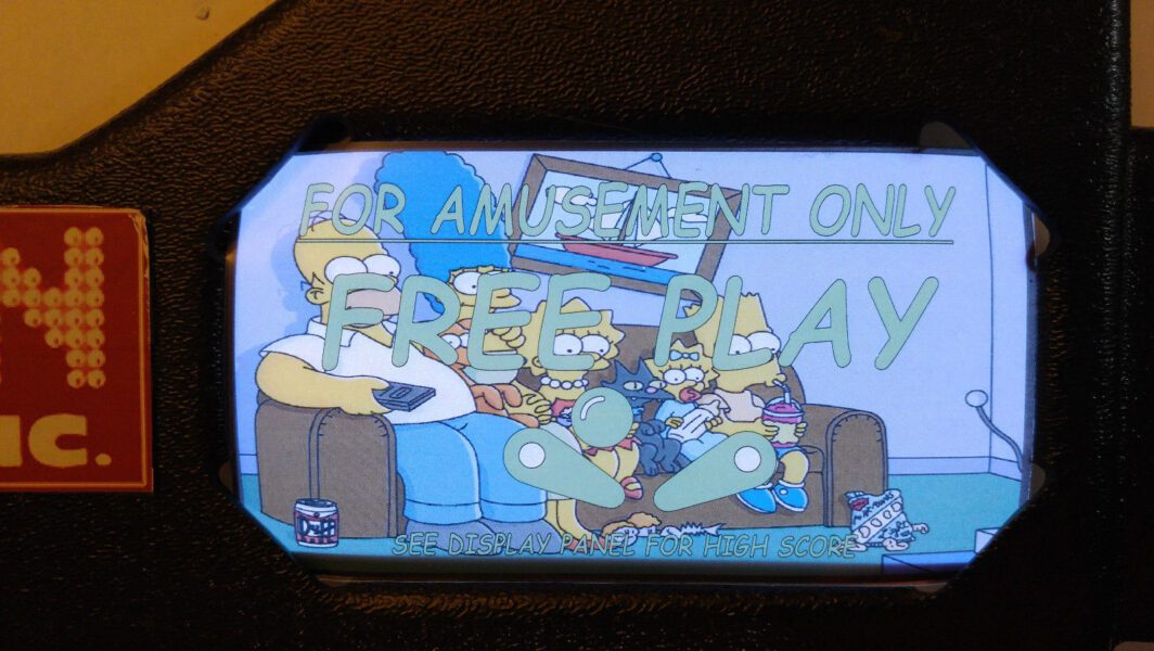 Simpsons Pinball EL Panel