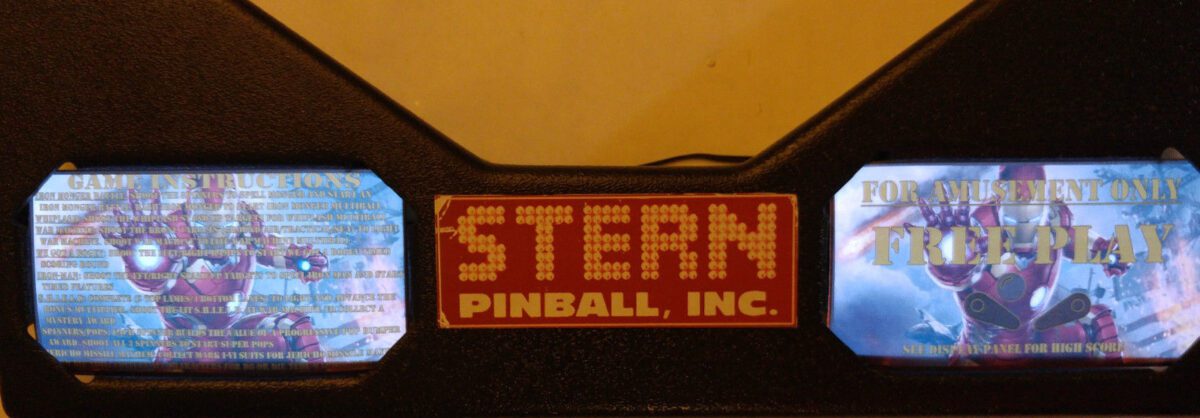 Iron Man Pinball EL Panel