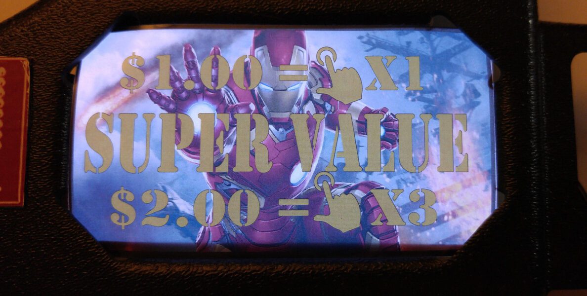Iron Man Pinball EL Panel