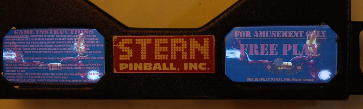 Iron Man Pinball EL Panel
