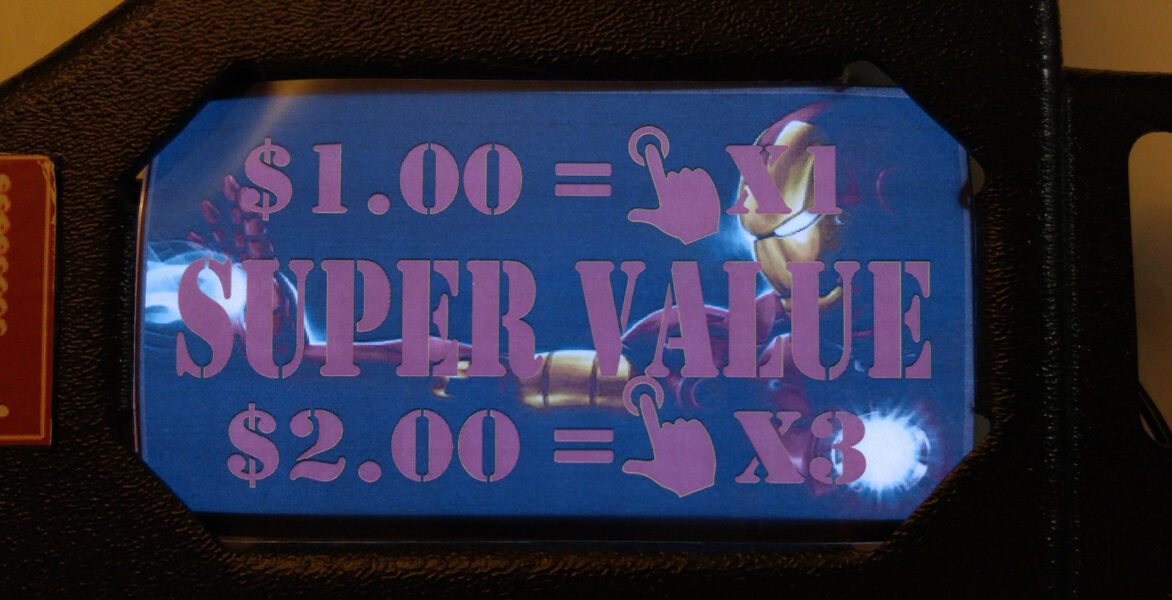 Iron Man Pinball EL Panel