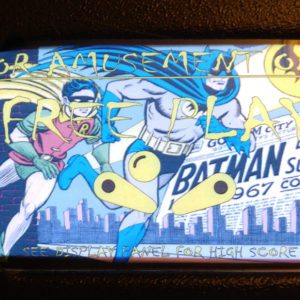 Batman 66 Stern pinball Glowing instruction card kit EL Premium, LE super LE