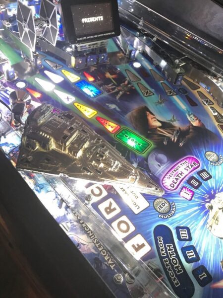 Star Wars SW Pinball Machine STAR DESTROYER LED Mod Stern