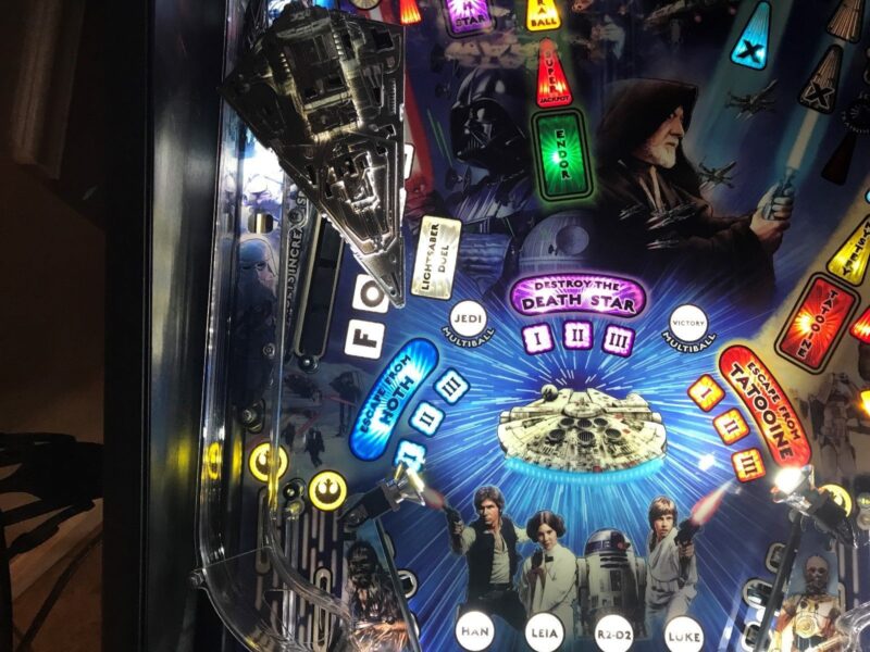 Star Wars SW Pinball Machine STAR DESTROYER LED Mod Stern - Image 4