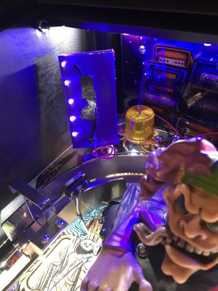 Aerosmith AS Pinball Machine black and PURPLE STRIPPER LED Mod Stern - Image 6