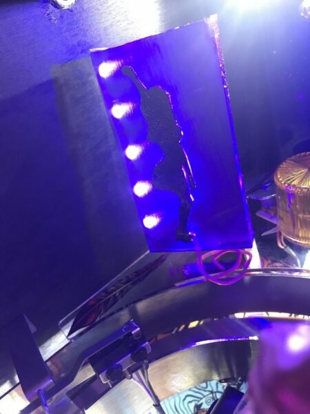 Aerosmith AS Pinball Machine black and PURPLE STRIPPER LED Mod Stern - Image 7