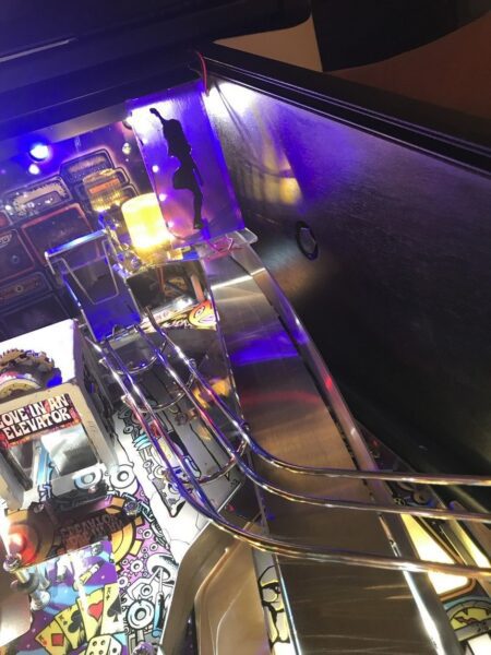 Aerosmith AS Pinball Machine black and PURPLE STRIPPER LED Mod Stern - Image 8
