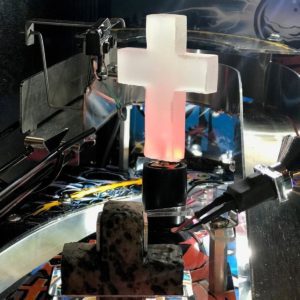 Metallica MET Pinball Machine Spinning Cross LED Mod Stern (Spinnable)