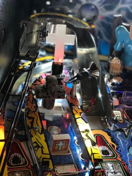 Metallica MET Pinball Machine Spinning Cross LED Mod Stern (Spinnable) - Image 4